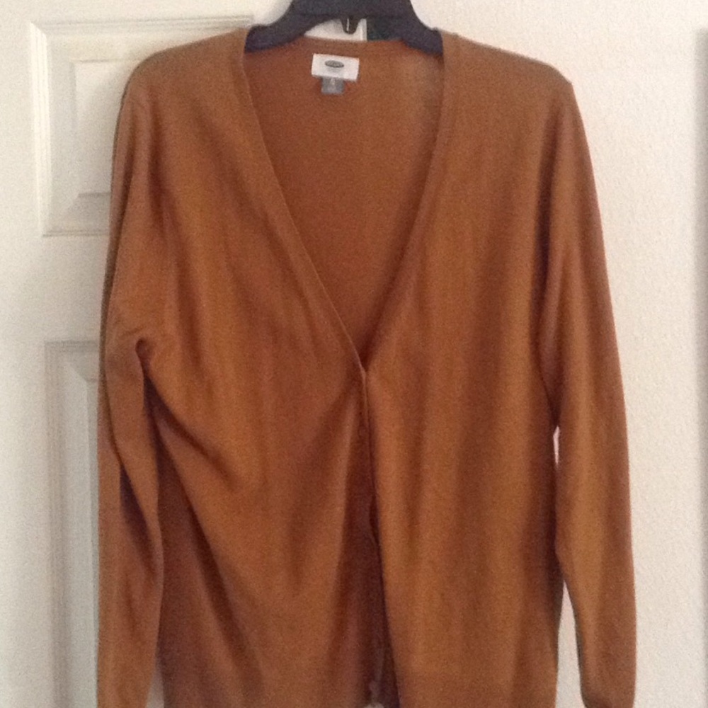 Old Navy XL dark gold lightweight cardigan